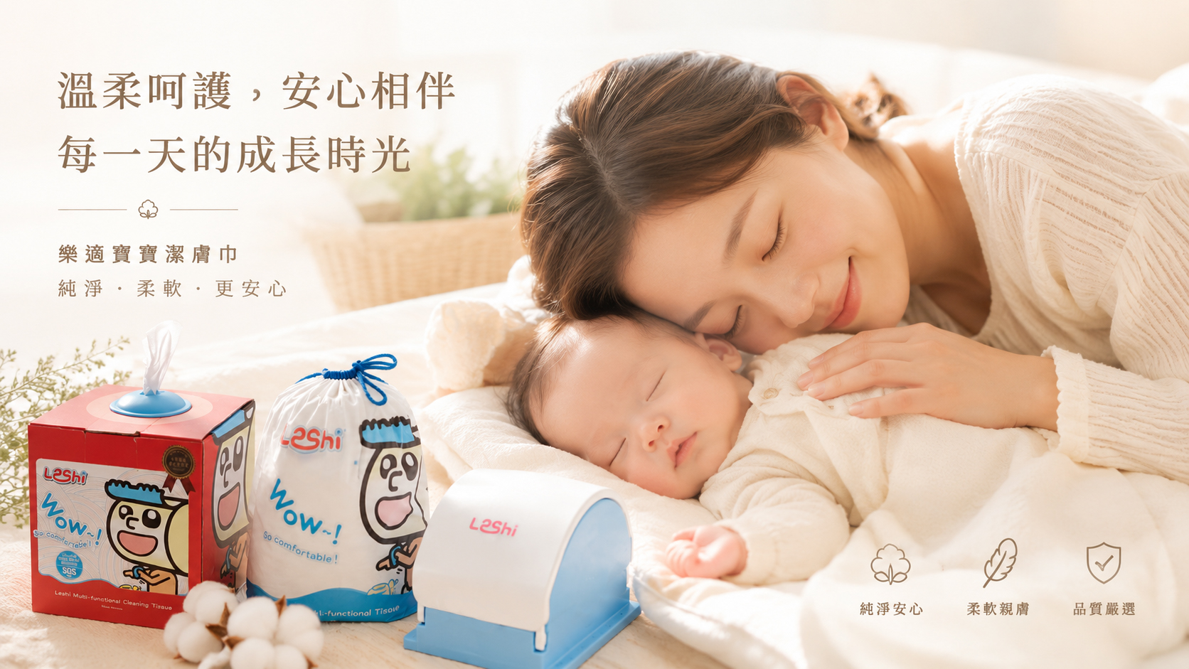 樂適乾濕兩用巾